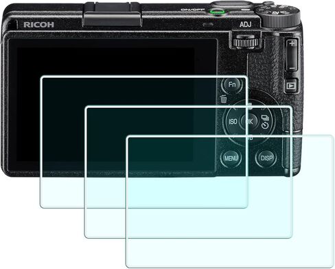 واقي شاشة متوافق مع كاميرا Ricoh GR IV GRIV gr4 (للملحقات)، غطاء واقٍ زجاجي ممتاز بدقة 0.3 مم عالي الدقة 9H in Saudi Arabia