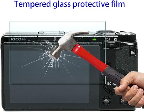 واقي شاشة متوافق مع كاميرا Ricoh GR IV GRIV gr4 (للملحقات)، غطاء واقٍ زجاجي ممتاز بدقة 0.3 مم عالي الدقة 9H in Saudi Arabia