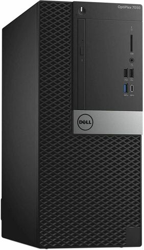 سطح المكتب Dell 7050 Mini Tower Intel i7-7700 حتى 4.20 جيجا هرتز 32 جيجا DDR4 جديد 1 تيرابايت NVMe SSD + 2 تيرابايت HDD USB Wi-Fi BT لوحة مفاتيح لاسلكية وماوس Win 11 Pro (متجدد) in Saudi Arabia