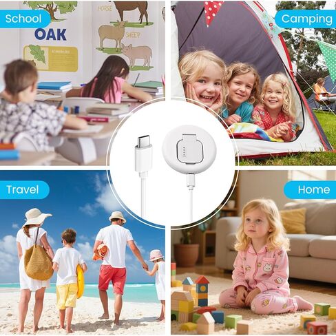 Foldable Charger Compatible with Gizmo Watch 3 2 1, Travel Spare Magnetic Charger Stand Dock with 3.12ft Type-C to Type-C Cable, White (Not for Gizmo Watch 3 Adventure) in Saudi Arabia