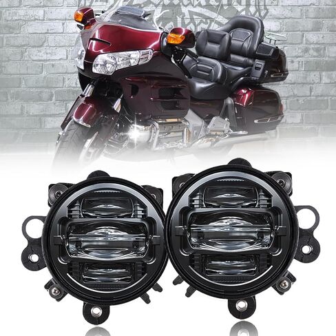 مجموعة مصابيح الضباب للدراجة النارية LED لسيارة Honda Gold Wing Goldwing GL1800 2012-2017 ملحقات مصابيح القيادة in Kuwait