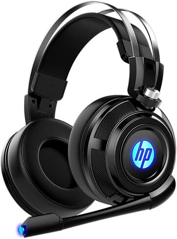 سماعة رأس HP للألعاب، أسود 1 P2+USB H200، محرك 50 مم، LED، 8AA04AA in Saudi Arabia