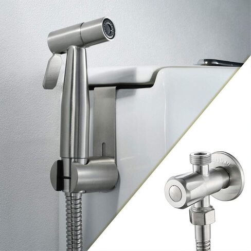 Hand HeldSprayer for Stainless Steel Wire Drawing ProcessAttachment with Precision Pressure Control Jet Spray-Ergonomic HandheldFor Toilet-Toilet Wat in Saudi Arabia