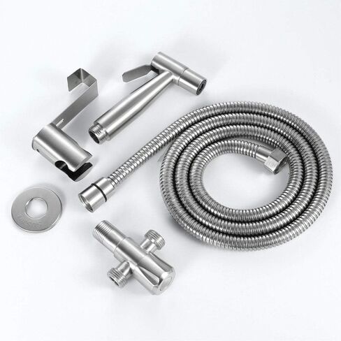 Hand HeldSprayer for Stainless Steel Wire Drawing ProcessAttachment with Precision Pressure Control Jet Spray-Ergonomic HandheldFor Toilet-Toilet Wat in Saudi Arabia