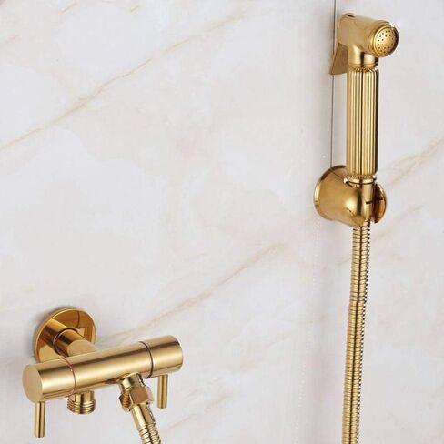 for Supercharged Gold Toilet Head Hose Unique Connection Hose,Premium Stainless Steel Best for Cloth Diaper Sprayer,Hand Heldfor Shattaf Shower in Saudi Arabia