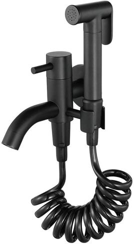 Brass Toilet Sprayer Full Pressure and Leakproof HandheldToilet Sprayer Kit | Hand Held Cloth Diaper Sprayer for Toilet | Easy to Install Bathroom Diaper Sprayer W in Saudi Arabia