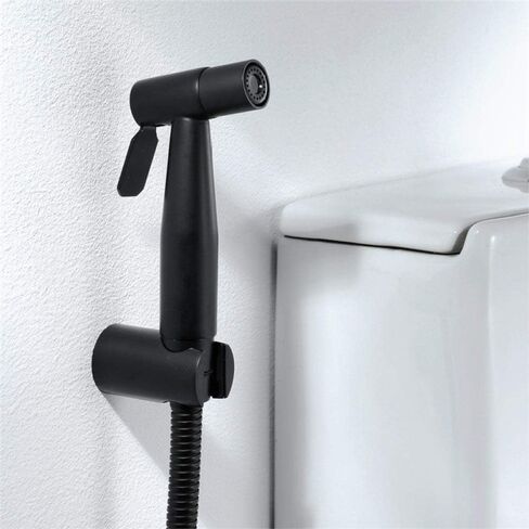 Premium Black Stainless Steel Bathroom HandheldToilet Sprayer - Shattaf Sprayer Best Used for Personal Hygiene and Potty Toilet Spray - Perfect Bottom Cleaner Spra in Saudi Arabia