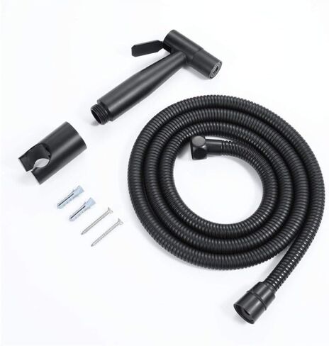 Premium Black Stainless Steel Bathroom HandheldToilet Sprayer - Shattaf Sprayer Best Used for Personal Hygiene and Potty Toilet Spray - Perfect Bottom Cleaner Spra in Saudi Arabia