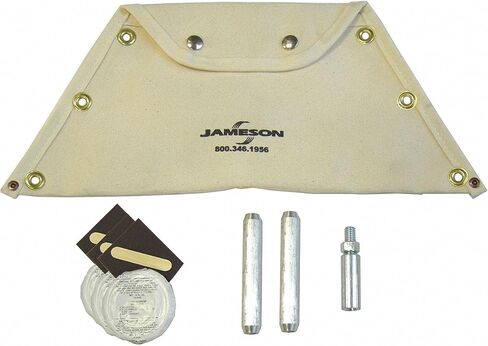 طقم ملحقات وإصلاح من Jameson 11-38-RK لقضيب قناة من الألياف الزجاجية مقاس 1/2 بوصة in Kuwait