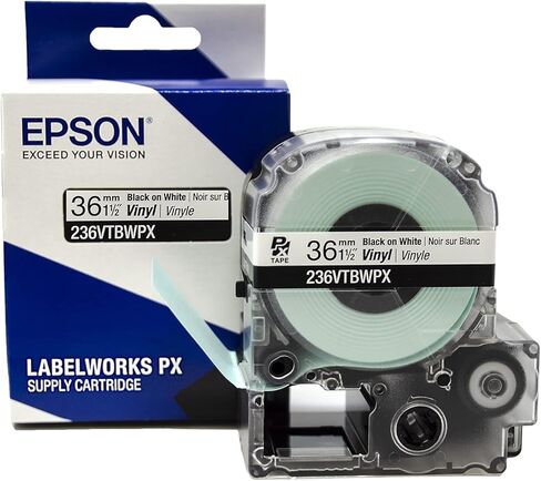 LABELWORKS Epson Tool Box Labeling Bundle - LW-PX900PCD Industrial Label Maker Kit - 224VSLPX, 224VTBWPX, and 236VTBWPX Tape Cartridge in Saudi Arabia