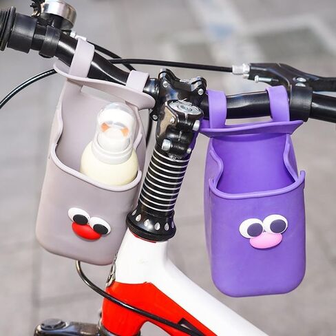 Universal Stroller Cup Holder Bottle Holder Silicone Phone Holder Organizer for Stroller Bike Treadmill Walker Boats Silicone in Saudi Arabia