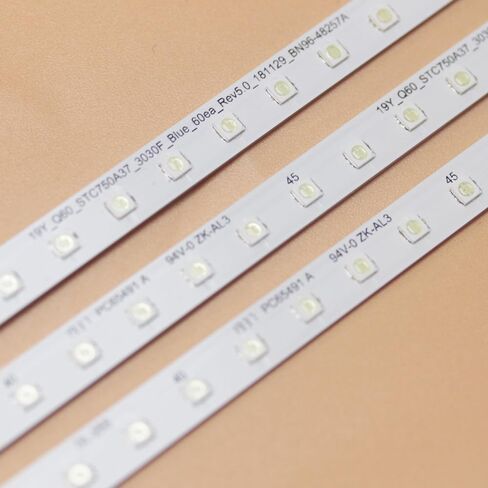 3 قطعة LED شريط إضاءة خلفي التلفزيون استبدال أجزاء ل BN96-48257A QN75Q60RAFXZA QN75Q6DRAFXZA V9Q6750SM0 R0 181120 in Kuwait