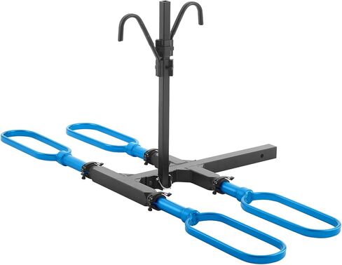 حامل دراجة السيارة، حامل الدراجة الإلكترونية لدراجة السحب 2، حامل دراجة السيارة لسيارات الدفع الرباعي يناسب أجهزة الاستقبال مقاس 2 بوصة (أسود بالكامل - ألومنيوم خفيف الوزن وصغير الحجم) in Kuwait