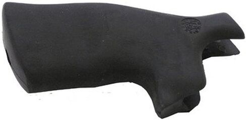 Hogue S&W N Frame, Rubber Round Butt Grip, No Finger Grooves, Black - 25012 in Saudi Arabia