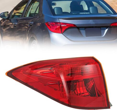 مصباح خلفي خلفي من KARPAL للركاب الخلفي متوافق مع 2017 2018 2019 Toyota Corolla Sedan SE XLE XSE | 8155002B10 TO2805131 in Saudi Arabia