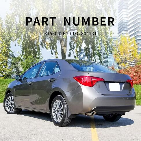 مصباح خلفي خلفي من KARPAL للركاب الخلفي متوافق مع 2017 2018 2019 Toyota Corolla Sedan SE XLE XSE | 8155002B10 TO2805131 in Saudi Arabia