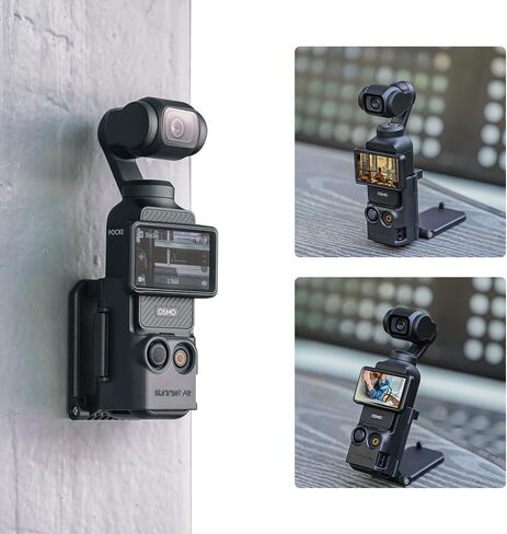 SUREWO Magnetic Mount Stand for DJI Osmo Pocket 3,Upgraded Pocket 3 Magnetic Camera Stand Expansion Adapter Mount Bracket Compatible with DJI Osmo Pocket 3 Accessories in Saudi Arabia