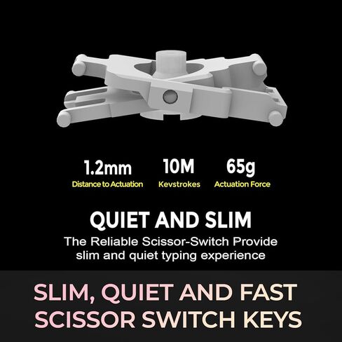 Adesso WKB-7500CB Wireless Ergonomic Keyboard and Mouse Combo with Copilot AI Hotkey Scissor Switch Keys Split Keyframe Design Adjustable DPI Optical Mouse for Windows Mac PC Laptop Black in Saudi Arabia