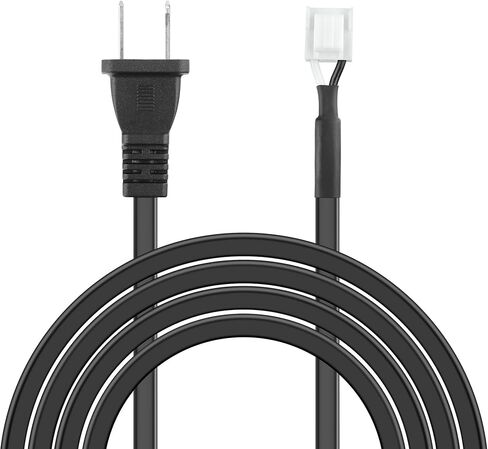 6ft UL 18AWG التيار المتناوب سلك الطاقة الداخلي سلك توصيل للكابل لتوتوشيبا 40L2200U 43L420U 39L2300U 39L4300U مع اتصال بلوحة الطاقة in Kuwait