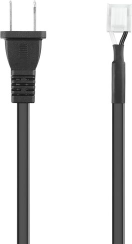 6ft UL 18AWG التيار المتناوب سلك الطاقة الداخلي سلك توصيل للكابل لتوتوشيبا 40L2200U 43L420U 39L2300U 39L4300U مع اتصال بلوحة الطاقة in Kuwait