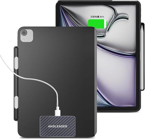 حافظة مغناطيسية رفيعة لجهاز iPad Pro 12.9 (3rd/4th/5th/6th) وiPad Air 13 (M2/M3)، متوافقة مع لوحة المفاتيح السحرية وتدعم شحن Apple Pencil Pro، غطاء حماية نحيف مع حامل قابل للطي in Kuwait