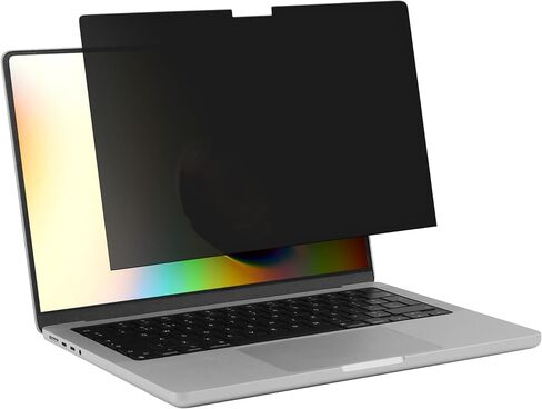 kwmobile Laptop Privacy Screen for Apple MacBook Pro 14.2 2024 M4 A3112 / A3185 / A3401 - Computer Privacy Screen Shield - Laptop Monitor Protector - Anti Glare and Blue Light Blocking in Saudi Arabia