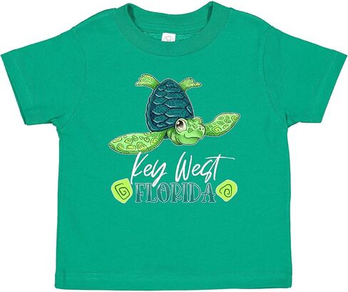 تي شيرت للأطفال من Inktastic Key West، Florida Happy Sea Turtle in Kuwait