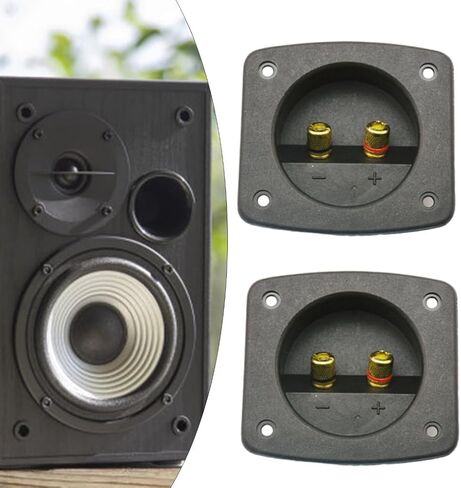 2Pcs DIY Car Stereos 2 Way Speaker Box Terminals Spring Cup Connectors Banana in Saudi Arabia