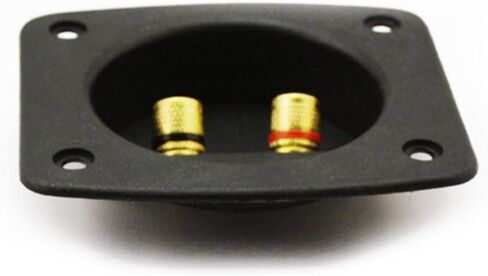 2Pcs DIY Car Stereos 2 Way Speaker Box Terminals Spring Cup Connectors Banana in Saudi Arabia