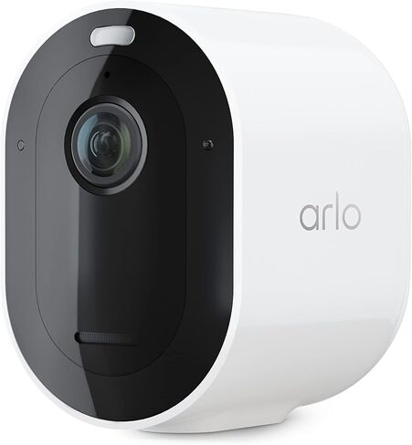 كاميرا مراقبة Arlo Pro 5S Spotlight بدقة 2K HDR | خارجي | لاسلكي | اتصال Wi-Fi ثنائي النطاق بأقوى شبكة | تكبير 12X، صوت ثنائي الاتجاه، صفارة إنذار، رؤية ليلية ملونة، بث مباشر باللون الأبيض in Kuwait