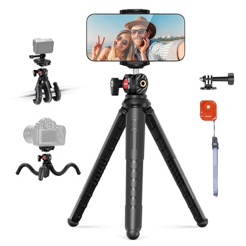 NEEWER CM28 PRO Wireless Lavalier Microphone System with Charging Case + TP35 Tripod for iPhone & Action Camera with Remote, CM28PRO with Noise Canceling 4GB Storage for iPhone iPad Android Camera PC in Saudi Arabia