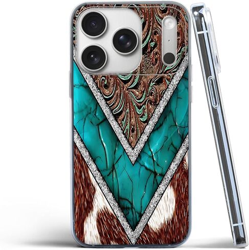 Compatible for iPhone 17 Pro Case, Aesthetic Retro 70s Orange Swirl Vintage Vibe Color Waves Art TPU Charm for Soft Protection Clear Case in Saudi Arabia