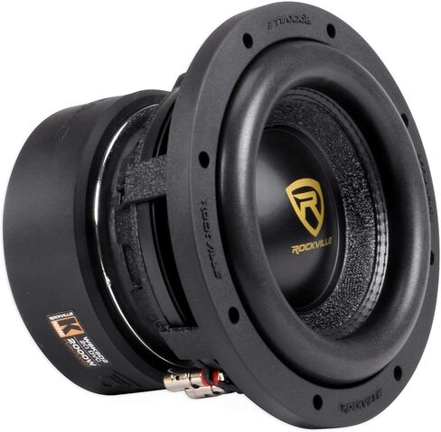 Rockville W8K9D2 2000W Peak and RMS 500W 8-in Car Audio Subwoofers Dual 2-Ohm، CEA Compliant، لأنظمة جهير المركبات، قطعتان in Kuwait