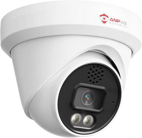نظام كاميرا أمان Anpviz 16 قناة NVR PoE مع صوت ثنائي الاتجاه، اكتشاف المركبات البشرية AI، كاميرات IP برجية سلكية 8x 4K 8MP سلكية في الهواء الطلق، 16CH 12MP PoE NVR مع محرك أقراص ثابتة 4 تيرابايت، CCTV لمنزل الأعمال، NDAA in Saudi Arabia