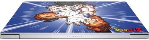 ملصق Skinit للكمبيوتر المحمول متوافق مع HP Elitebook 840 G7 - تصميم Dragon Ball Z Dragon Ball Z Goku Blast المرخص رسميًا in Kuwait