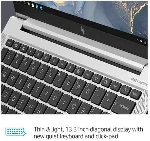 كمبيوتر محمول HP EliteBook 830 G7، شاشة لمس Windows 11 Pro، Intel Core i7-10610U، ذاكرة الوصول العشوائي 16 جيجابايت، 512 جيجابايت SSD، FHD (1920 × 1080) 13.3 بوصة، لوحة مفاتيح بإضاءة خلفية (متجددة) in Kuwait