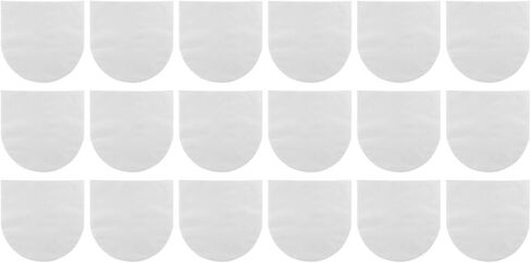 Keenso Antistatic Record Cover Wear Protective Case Cover for 7in Record, Environmental Friendly Bag for Music Enthusiasts White 100PCS in Saudi Arabia