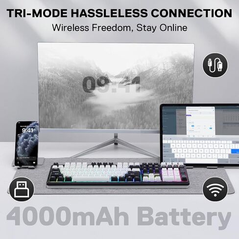 لوحة مفاتيح الألعاب الميكانيكية Redragon K745 وحزمة ماوس الألعاب M618 in Kuwait