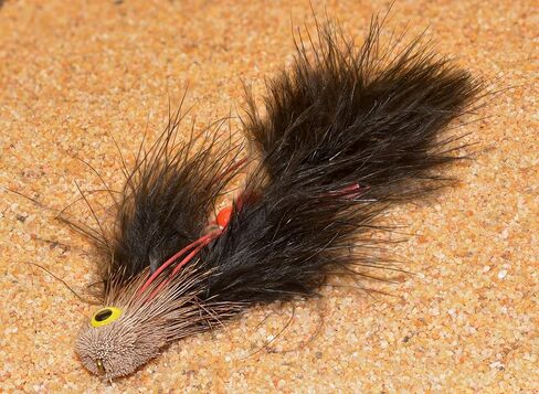 3ct Sex Dungeon Black Dual Hook Streamer Fly - 3 Pack - Size #2 in Saudi Arabia