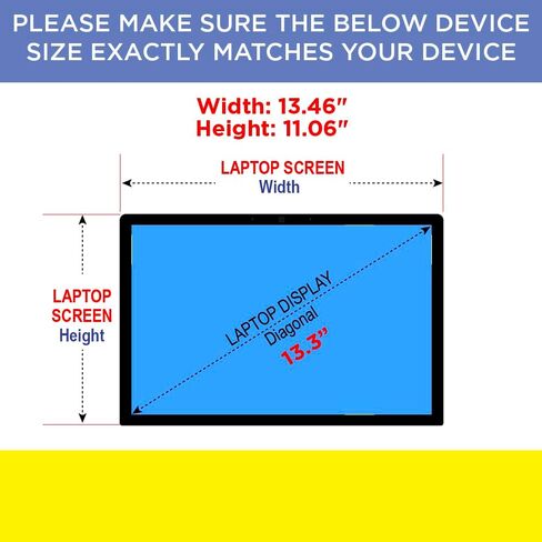 Matte Screen Protector for Getac B360 Rugged Laptop 13.3inch FHD Screen 2 Pack in Saudi Arabia