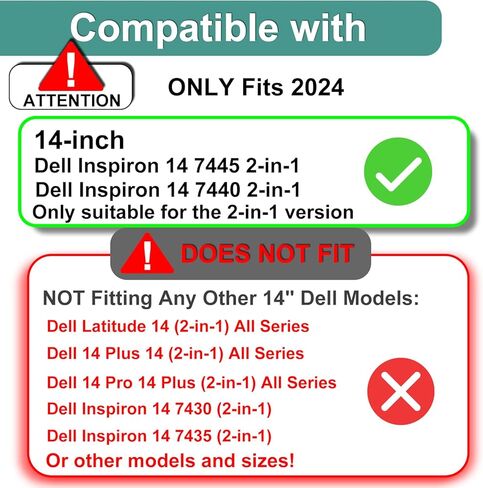 KEANBOLL 3-Pack Designed for Dell Inspiron 14 7440 2-in-1 & Dell Inspiron 14 7445 2-in-1 Touchscreen Laptop Screen Protector (14 inch), Anti Glare and Anti Fingerprint (Matte) Shield in Saudi Arabia