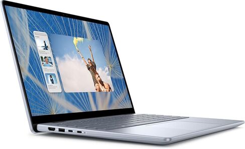 Dell 2024 Inspiron 14 2-in-1 Laptop - 14" 60Hz WUXGA IPS Touchscreen - Intel Core 5 120U 5.0Ghz 10-Core - 16GB RAM - 512GB SSD - Win11 - Fingerprint Reader - 1080p FHD Camera - Wi-Fi 6E - Ice Blue in Saudi Arabia