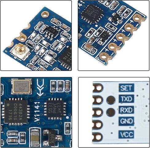 1pc HC-12 433Mhz SI4463/SI4438 Wireless Serial Port Module 1000M Replace Bluetooth with Antenna in Saudi Arabia