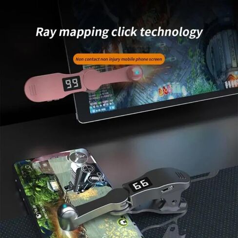 جهاز النقر التلقائي الذكي على الشاشة، جهاز النقر المستمر بالإصبع الذي يعمل بمنفذ USB، جهاز النقر المادي بسرعة قابلة للتعديل للألعاب، الإعجابات المباشرة، مهام المكافأة، هدية الخريف in Kuwait
