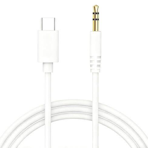 USB C to Aux Cord, 3.5mm to Type C Male Headphone Audio Cable Compatible with iPhone 17 16 15 Pro Max/Galaxy S25 S24 S23 S22 Ultra/Pixel 10/ iPad Pro Air/MacBook for Car Stereo Headset Speaker in Saudi Arabia