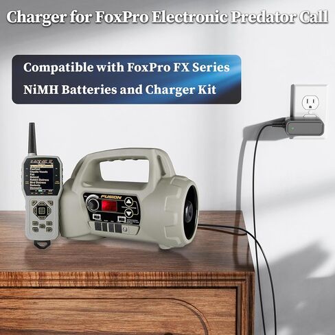 شاحن 12 فولت لشاحن Foxpro NIMH II FXNIMH FX AR4 NX4 NX3 FX5 FX3 Scorpion-X1A Firestorm Fury GX7 Fury2 Fusion Crossfire Hammerjack Buckpro FX7 Cabelas Outfitter AC محول in Kuwait