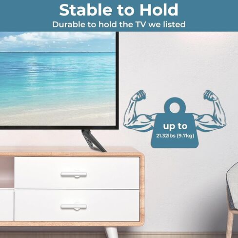 حامل قاعدة التلفزيون فقط لـ Vizio TV Lges D43N-E4، وليس لطرازات التلفزيون الأخرى، لاستبدال أقدام تلفزيون Vizio مع البراغي والتعليمات، سهل التركيب in Kuwait