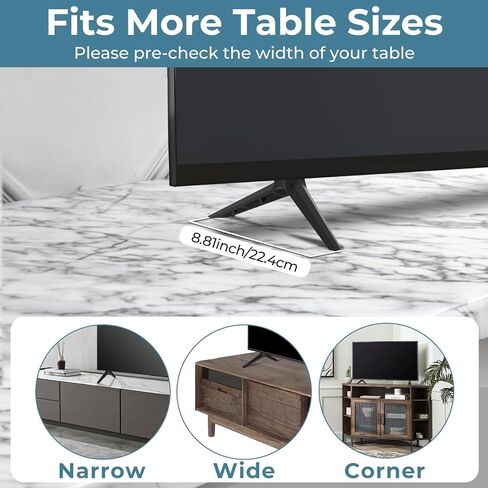 حامل قاعدة التلفزيون فقط لـ Vizio TV Lges D43N-E4، وليس لطرازات التلفزيون الأخرى، لاستبدال أقدام تلفزيون Vizio مع البراغي والتعليمات، سهل التركيب in Kuwait