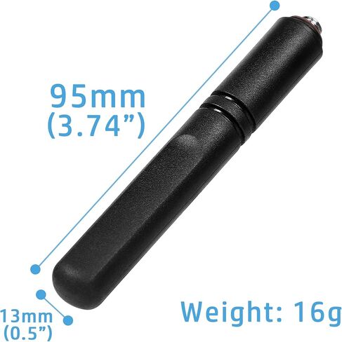 5 X UHF Stubby Short Antenna Aerial Compatible with Motorola Radio DP2400 DP4800 XPR3000 XPR3300e XPR3500 XPR7350 XPR7380e XPR7550 XPR7580e R7 440-490MHz PMAE4069 PMAE4070 3.74 inch (9.5cm) in Saudi Arabia