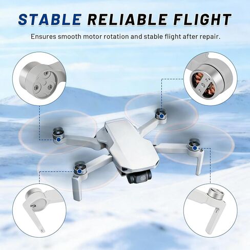 مجموعة ذراع محرك الطائرة بدون طيار Mini 4K، ذراع أمامي يمين بديل، متوافق مع قطع غيار DJI Mini 4K in Kuwait